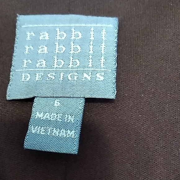 Rabbit Rabbit Rabbit Brown Ribbed Sheath Midi Dress - Picture 2 of 4